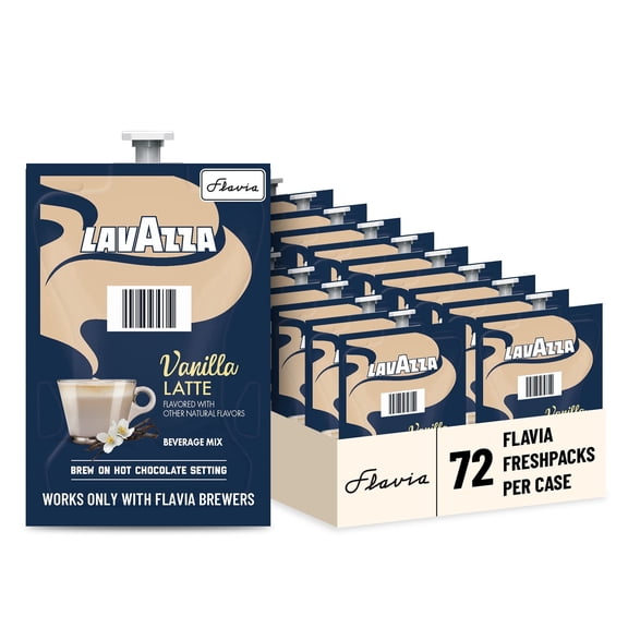 Flavia Lavazza Vanilla Latte Freshpacks works only with Flavia Brewers (Case of 72)