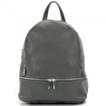 thumbnail image 1 of Flavio Womens Handcrafted in Soft Calfskin Leather Backpack, Dark Grey, 1 of 1