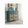 thumbnail image 1 of Flavius 6 Drawers Accent Chest, Teal, 1 of 1