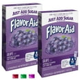 thumbnail image 1 of Flavor Aid Grape Unsweetened Drink Mix Pitcher Packets (12 Servings Total, 2 Boxes) No Sugar No Calories Powdered Drink Mix Sticks for Travel Gym Beach Pool w/ Snoep in Beperkte Oplage, 1 of 7