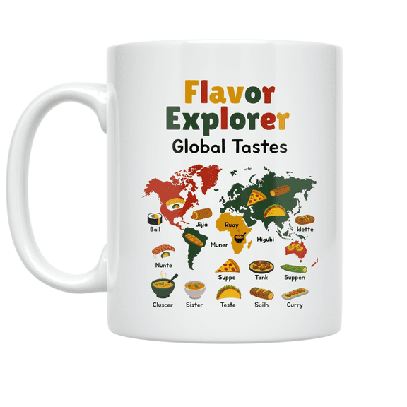 Flavor Explorer Global Tastes - Young Chefs - 11 oz Ceramic Coffee Mug