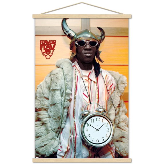 Flavor Flav - Viking Wall Poster with Magnetic Frame, 22.375" x 34"