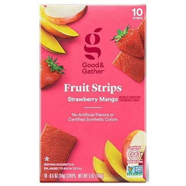 Flavor Fusion AF08 Fruit Strips Fruit Leathers Healthy Snack Made with