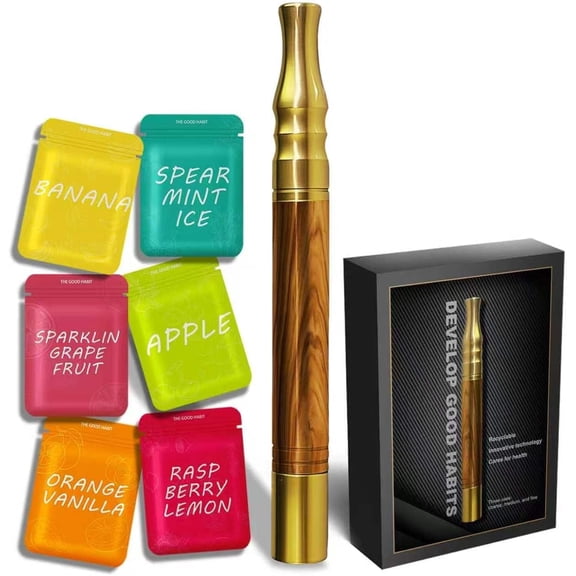 Flavored Air Inhaler 1 Stand + 6 Natural Fruit Scent Refills