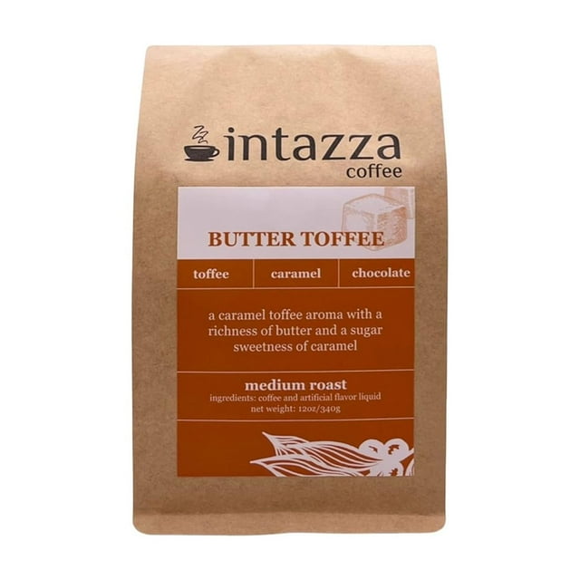 Flavored Ground Coffee (12oz bag) Sourced responsibly and roasted in Murrieta, CA (Butter