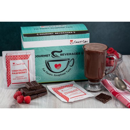 Hot Chocolate Sampler Variety Pack- S’mores, French Vanilla, Chocolate Raspberry  Bananas Foster, Gourmet Hot Chocolate Packets