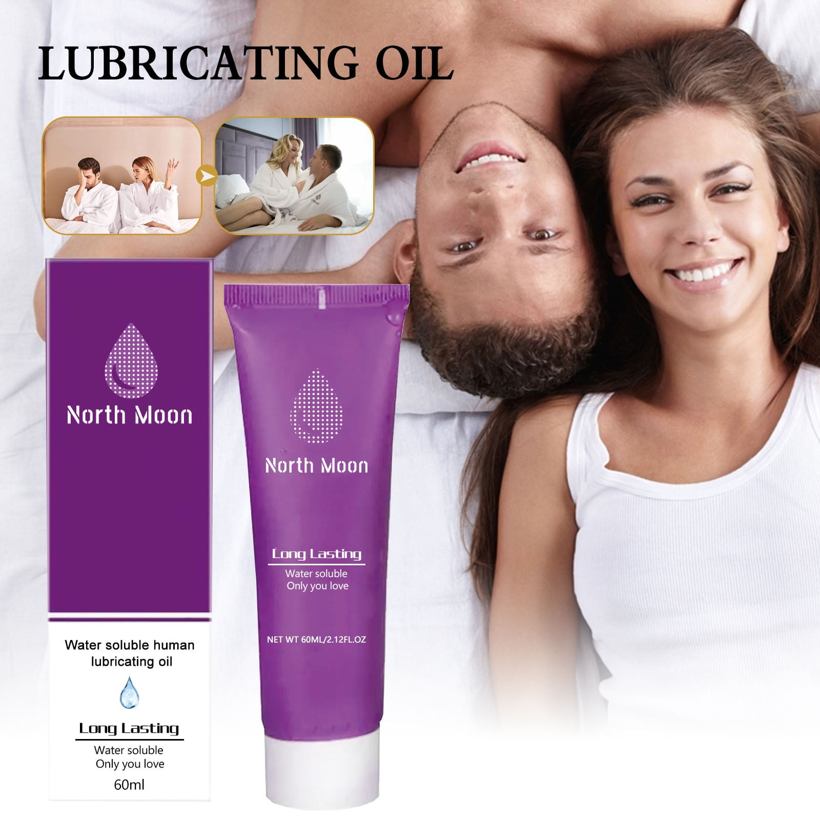 Flavored Lubricating Oil 60ml, Male And Female Sexual Lubricating Oil