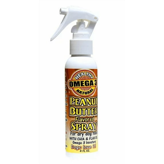 Flavored Omega 3 Dog Food Spray, 4 oz