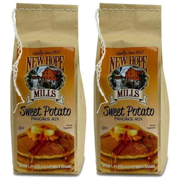Flavored Pancake Mix- Two 24 oz. Bags- Your Choice of 5 Different Varieties (Sweet Potato)