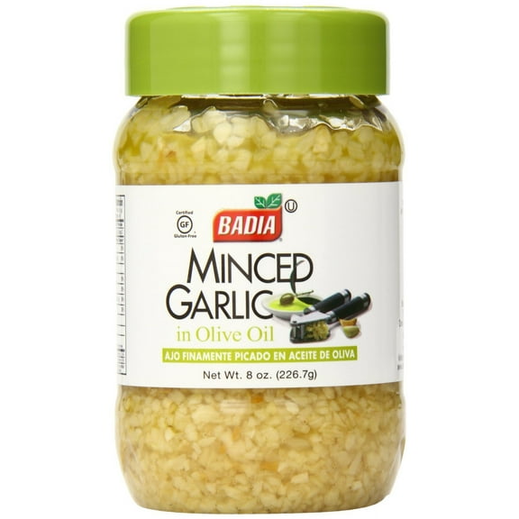 Flavorful Delight: Premium Minced Garlic Infused in Smooth Olive Oil - 8 Oz