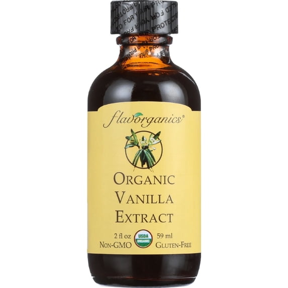 Flavorganics Extract Organic Vanilla 2 Oz Pack of 4