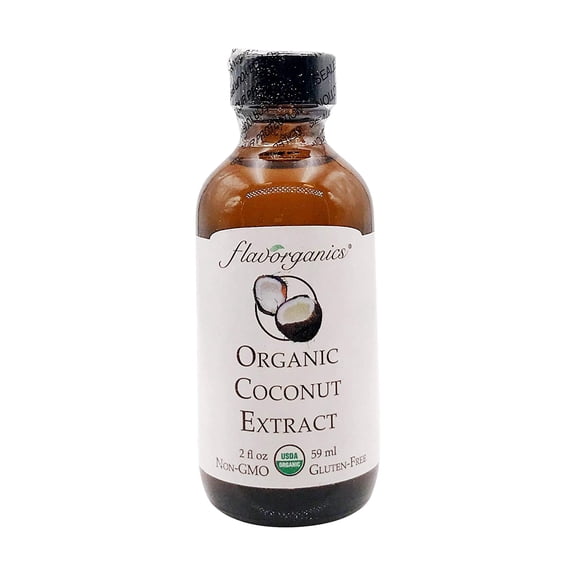 Flavorganics Organic Coconut Extract -- 2 fl oz Pack of 3