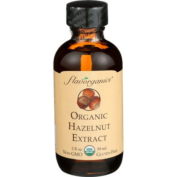 Flavorganics Organic Hazelnut Extract 2 oz (Pack Of 4)