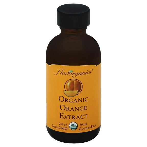 Flavorganics Organic Orange Extract 2 oz (Pack Of 4)