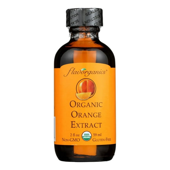 Flavorganics Organic Orange Extract 2 oz Pack of 2