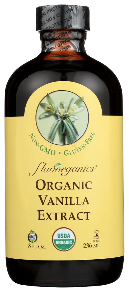 Flavorganics Organic Vanilla Extract, 8 Fl Oz