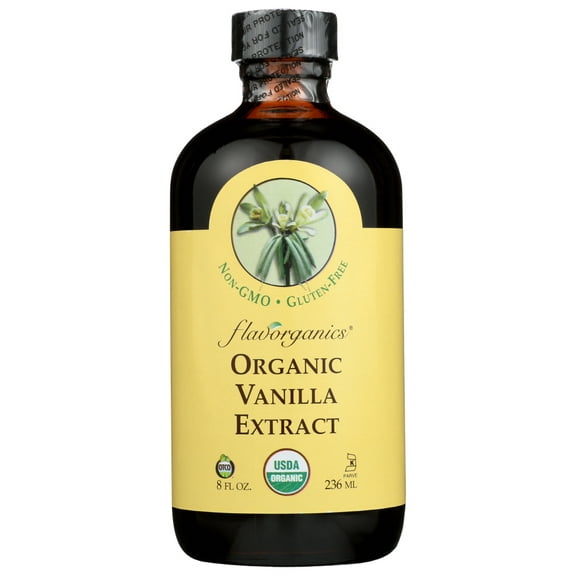 Flavorganics Organic Vanilla Extract, 8 Fl Oz