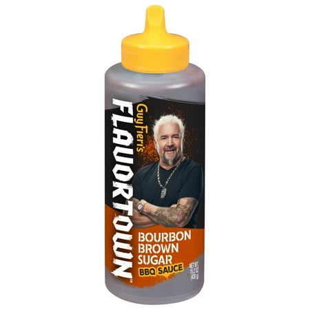 Flavortown Bourbon Brown Sugar BBQ Sauce 15.2 oz
