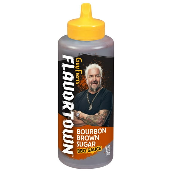 Flavortown Bourbon Brown Sugar BBQ Sauce 15.2 oz