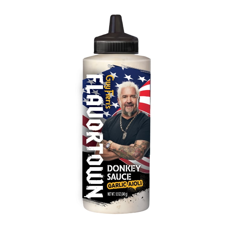 Flavortown, Donkey Sauce, 12 oz, Creamy Garlicky Aioli - Walmart.com