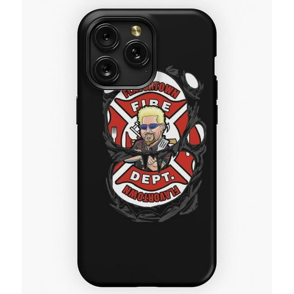 Flavortown Guy Fieri Fire Department G5905 Phone Case for iPhone17 16 15 14 13 12 11 Pro Max