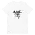 thumbnail image 1 of Flawed and Still Worthy unisex t-shirt (White, XS), 1 of 1