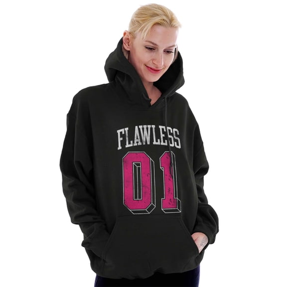 Flawless Cute Athletic Sporty Jersey Hoodie Sweatshirt Women Brisco Brands M