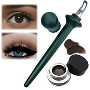 Flawless Eyeliner Tool,Arcbelle Eyeliner Set, Flawless Eyeliner Set with Eyeliner Cream,Eyeliner Tool Applicator, Multi-Purpose Make-Up Application Tool, Universal Design for Easy Eye & Lip Liner
