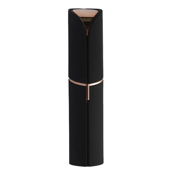 Flawless Facial Hair Remover for Women, Blush/Rose Gold Electric Face Razor for Women for Instant and Painless Hair Removal,Matte Black,A63