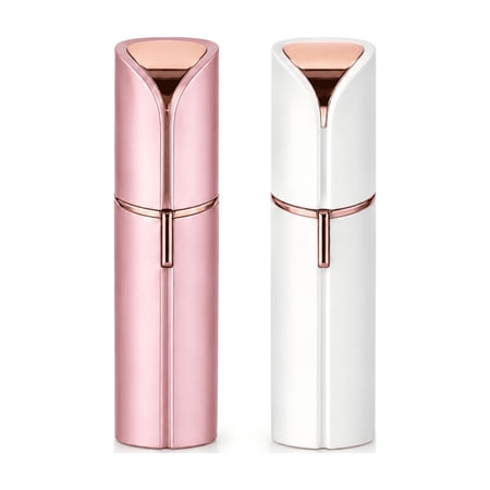 Flawless Facial Hair Remover for Women, Rose Gold Blush Electric Face Razor, Instant Painless Hair Removal, A62