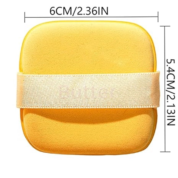 Flawless Finish Square Powder Puff for Liquid Cream Foundation Blending