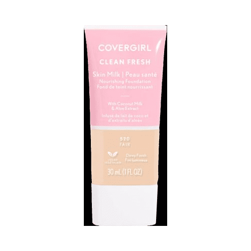 Flawless Glow: Covergirl Clean Fresh Skin Milk Foundation - Fair, 1 Fl Oz (Pack Of 2)