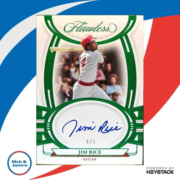 Flawless Jim Rice #FS-JR Flawless Signatures Emerald
