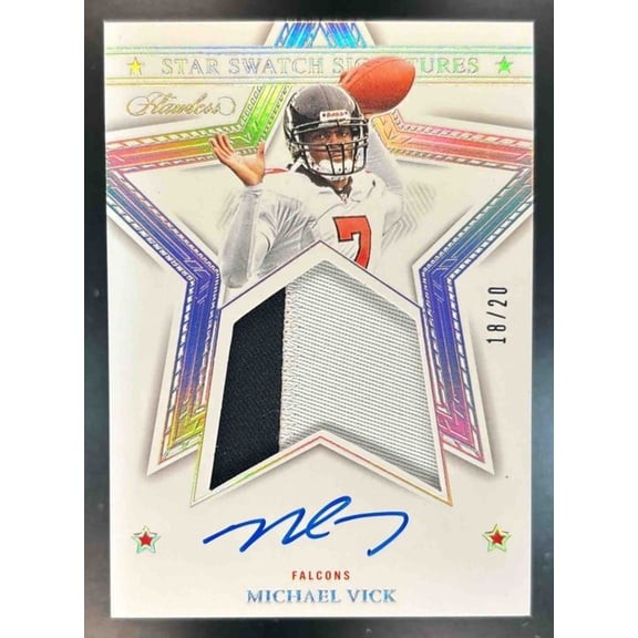 Flawless Michael Vick #12 Flawless Performances Silver