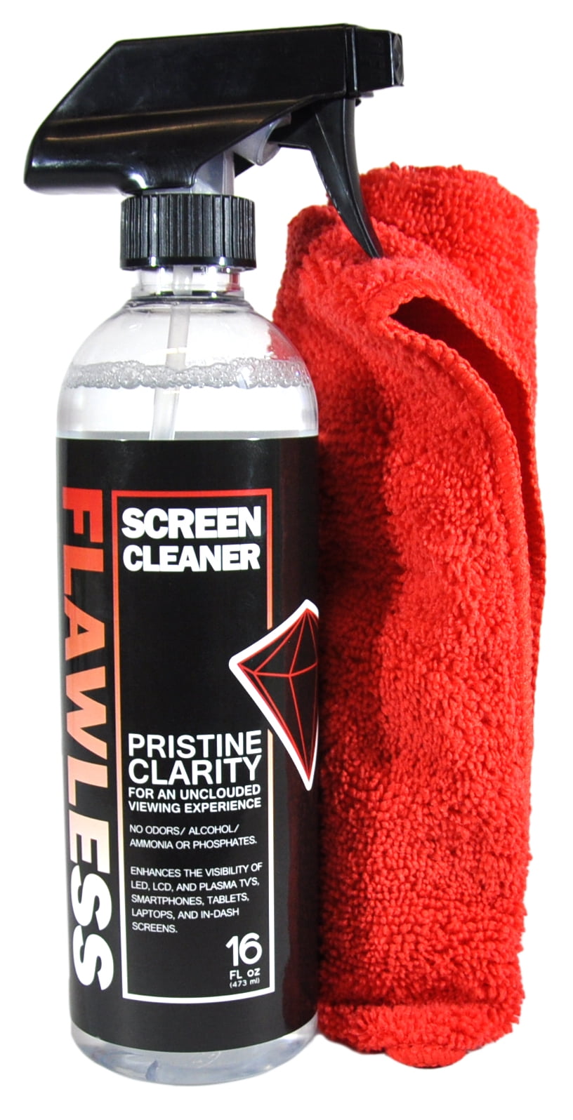 Monoprice Universal Screen Cleaner (Large Bottle) for LCD and Plasma TVs  all Android and iOS Smartphones and Tablets
