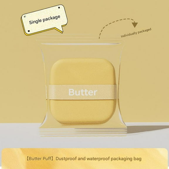 Flawless Square Powder Puff – Perfectly Designed for Effortless Blending of Liquid & Cream Foundations for a Radiant Look(1PCS)
