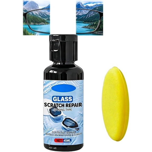 Flawless Vision Lens Scratch Remover,Fast Action Glass Scratch Repair,Scratch Remover For Eyeglasses,45ml,Eye Glass Scratch Remover,Effectively Restore The Surface Of All Types Of Glasses