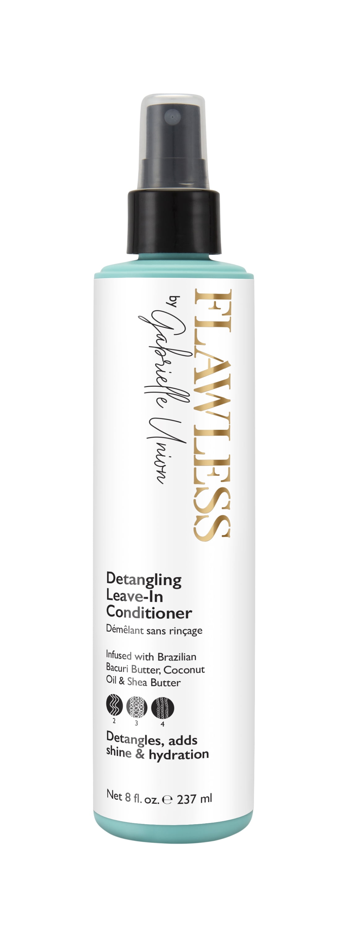 Flawless by Gabrielle Union Detangling Leave-in Hair Conditioner, 8 OZ