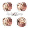 thumbnail image 1 of Flawless replacement heads, Women Facial Hair Remover Replacement Heads Generation 3 for Finishing Touch Flawless Facial Hair Removal Tool for Face, Double Halo Painless and Smooth, 4 Count, 1 of 6