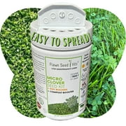 Flawn Seed Kits Micro Clover Shaker Kit 500 Sqft, Low Maintenance Ground Cover Kid & Pet Friendly