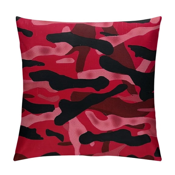 Flax Throw Pillow Cover Brown Abstract of Multicam Pink Camouflage Navy Army British Pillowcase Home Decor Square Pillow Case Cushion Cover
