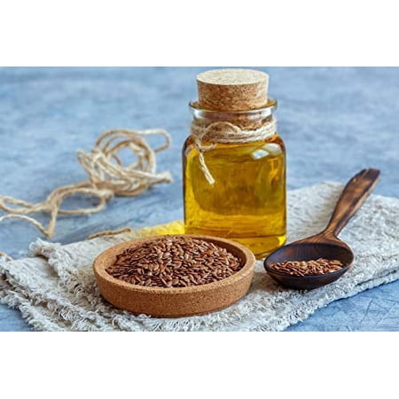 Flaxseed Oil - 100% Pure Flaxseed Oil - 0 Additives - 0 Fillers - Cold Pressed (7,040 Ounce (55 Gallon))