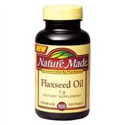 Flaxseed Oil 1, 000 Mg Softgels By Nature Made - 100 Ea, 6 Pack