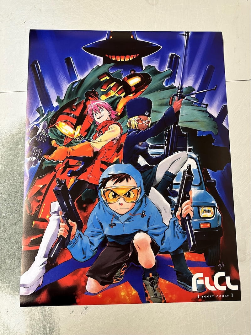 FLCL キャラクターポスター B2サイズ Flcl Poster, Fooly Cooly, Unframed Paper Poster 24x36in - Walmart.com
