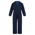 thumbnail image 1 of Fldy Kids Boys' Dance Coveralls Long Sleeves Zipper Jumpsuit Overalls One Piece Suit Street Dance Dark Blue 6, 1 of 5