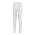 thumbnail image 1 of Fldy Youth Girls' Athletic Dance Leggings Kids Solid Compression Pants Running Active Yoga Tights White 14, 1 of 6