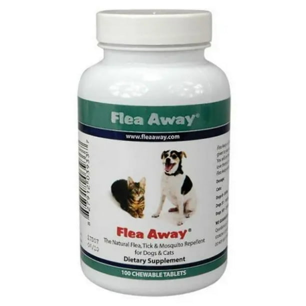 Flea Away Natural Flea, Tick, Mosquito Repellent for Dogs and Cats, 100