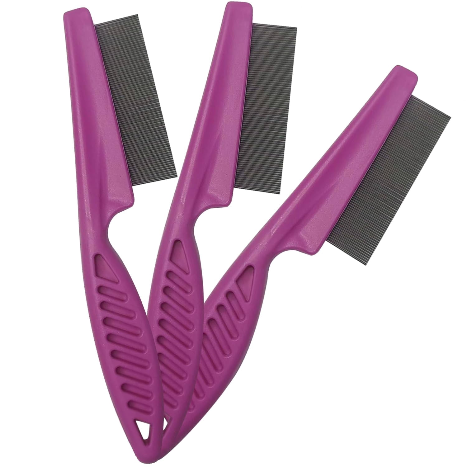 Nitty Gritty Nit Comb Pet Hair Comb Dog Cat Flea Comb Stainless Steel ...