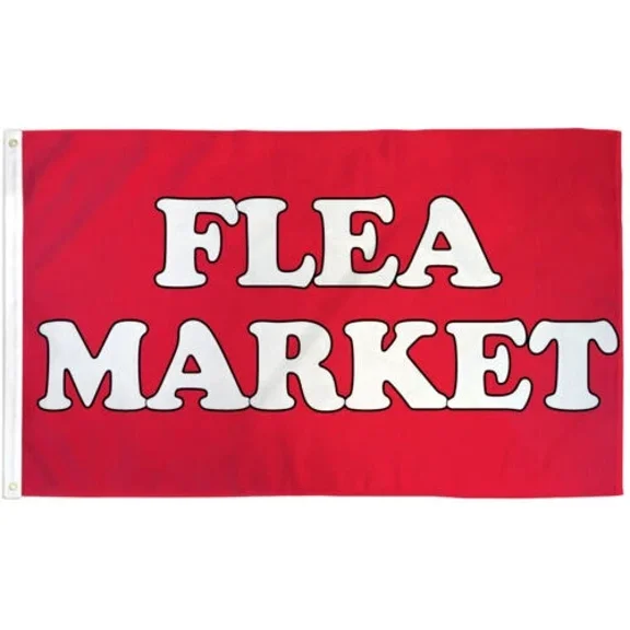 Flea Market Flag 3X5Ft Business Flag Advertising Sign 100D W/ Grommets