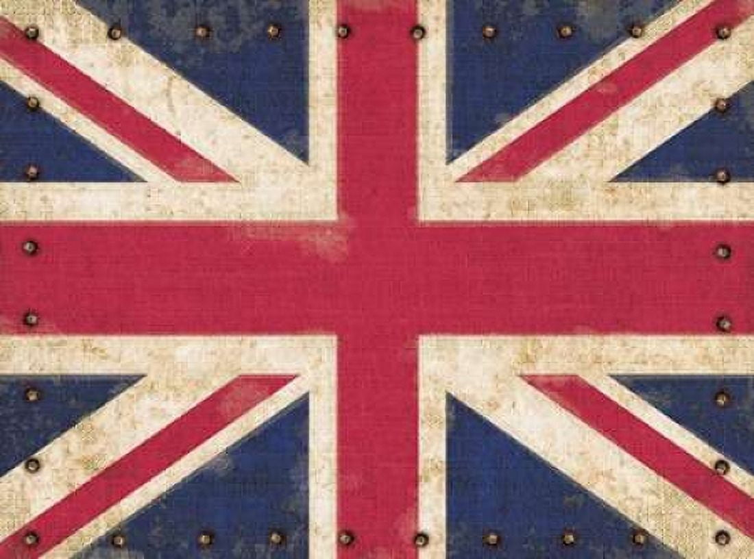 Flea Market Union Jack Canvas Art - Sam Appleman (18 x 24)